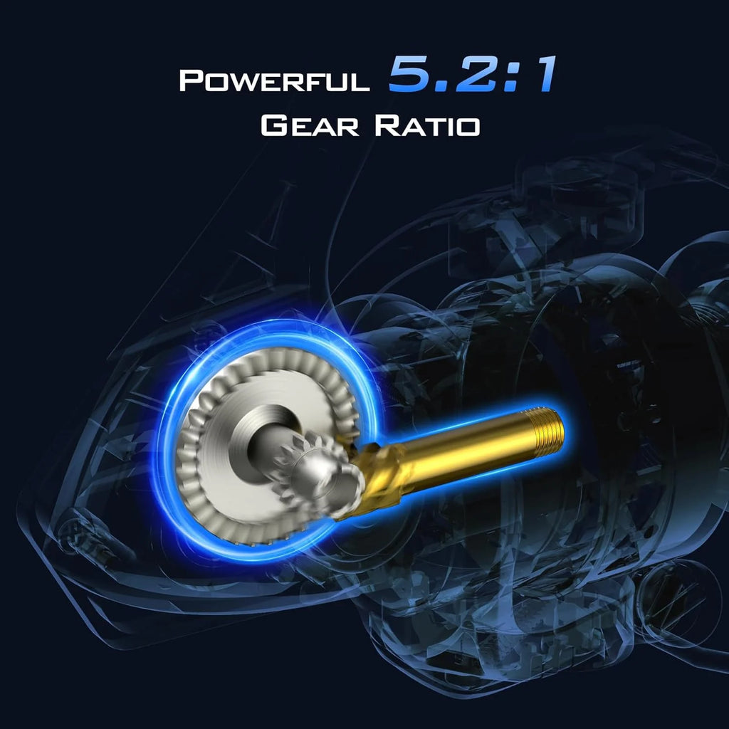 2000 Spinning Reels, 17.5Lbs,5.2:1 -Centron Lite-White