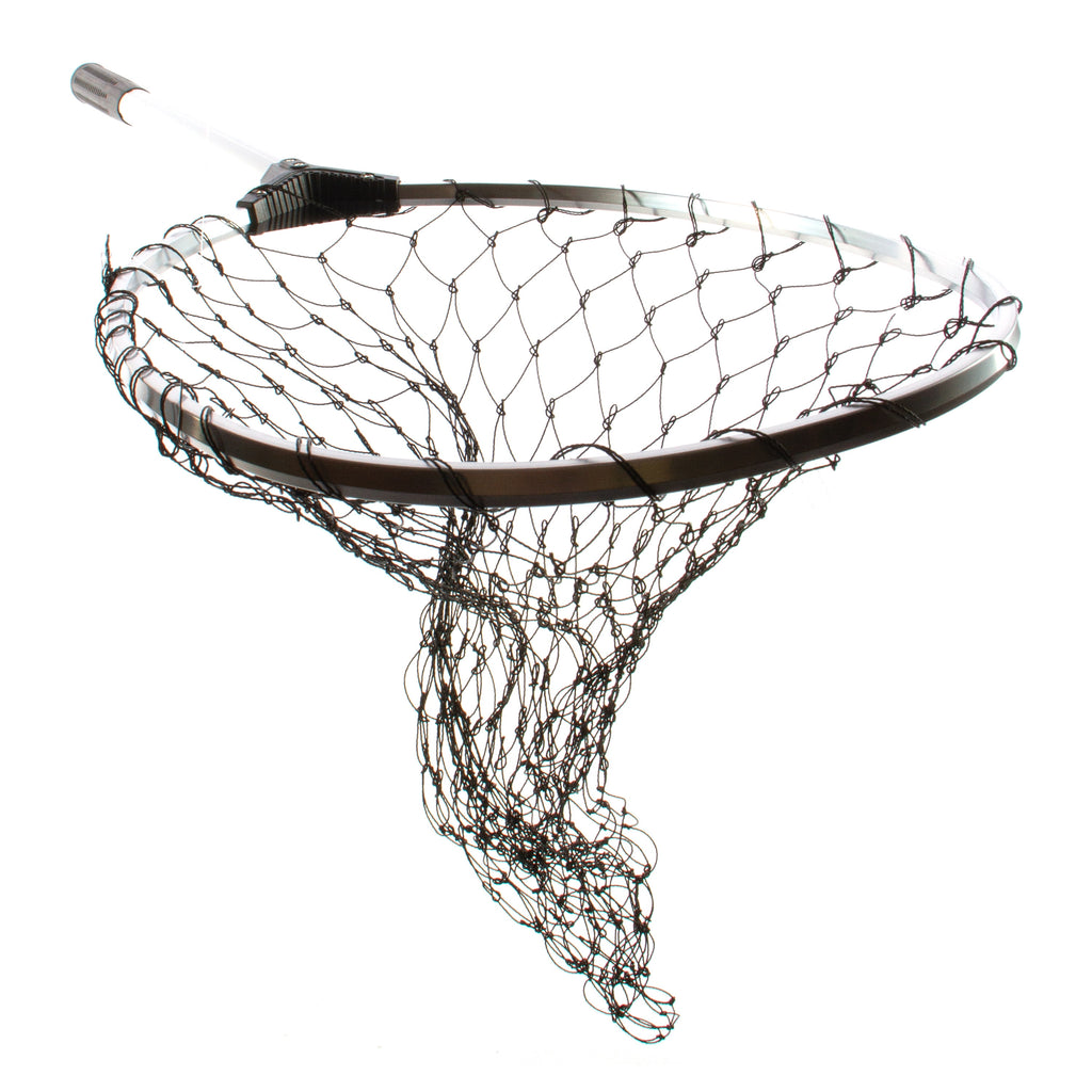 Fishing Landing Net 18 in X 12 in Fish-Friendly Mesh with 18 in Handle