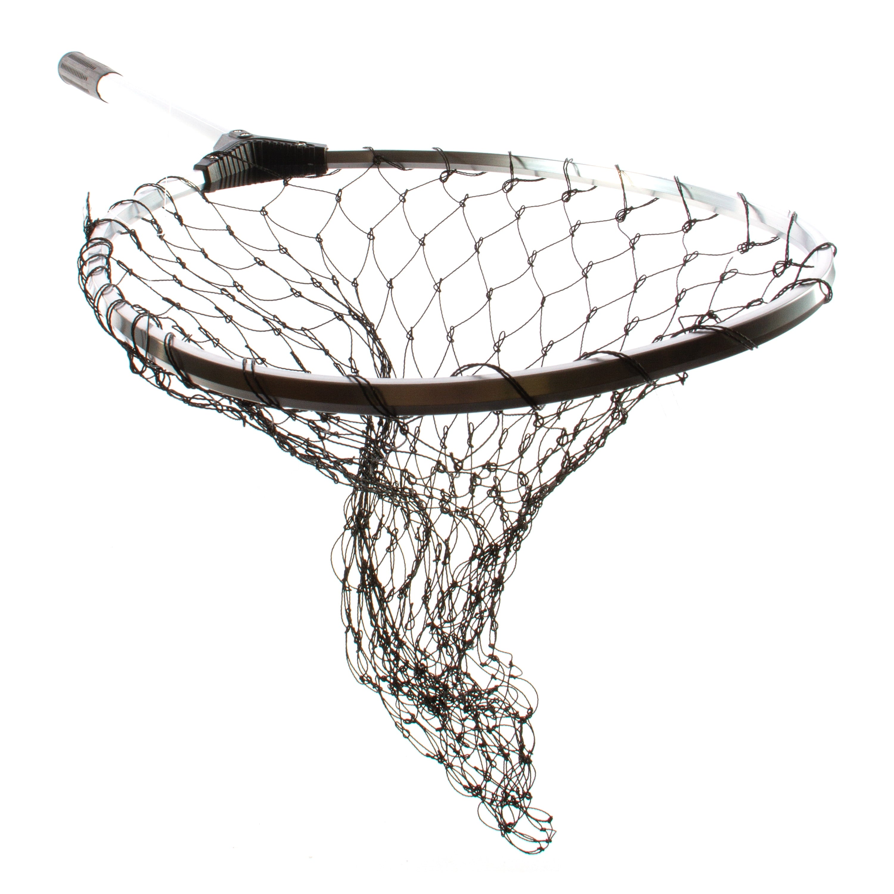 Fishing Landing Net 18 in X 12 in Fish-Friendly Mesh with 18 in Handle