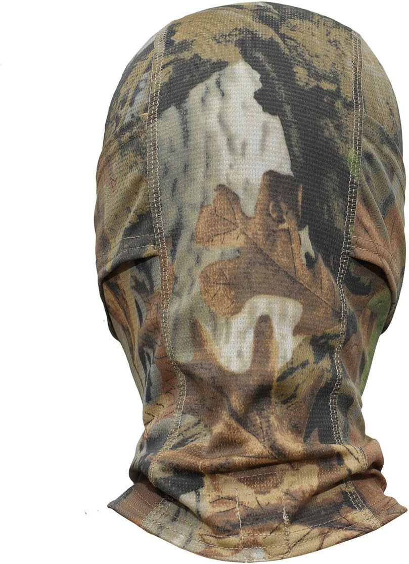 Camo Balaclava Face Mask, Tactical Breathable Hood for Outdoor