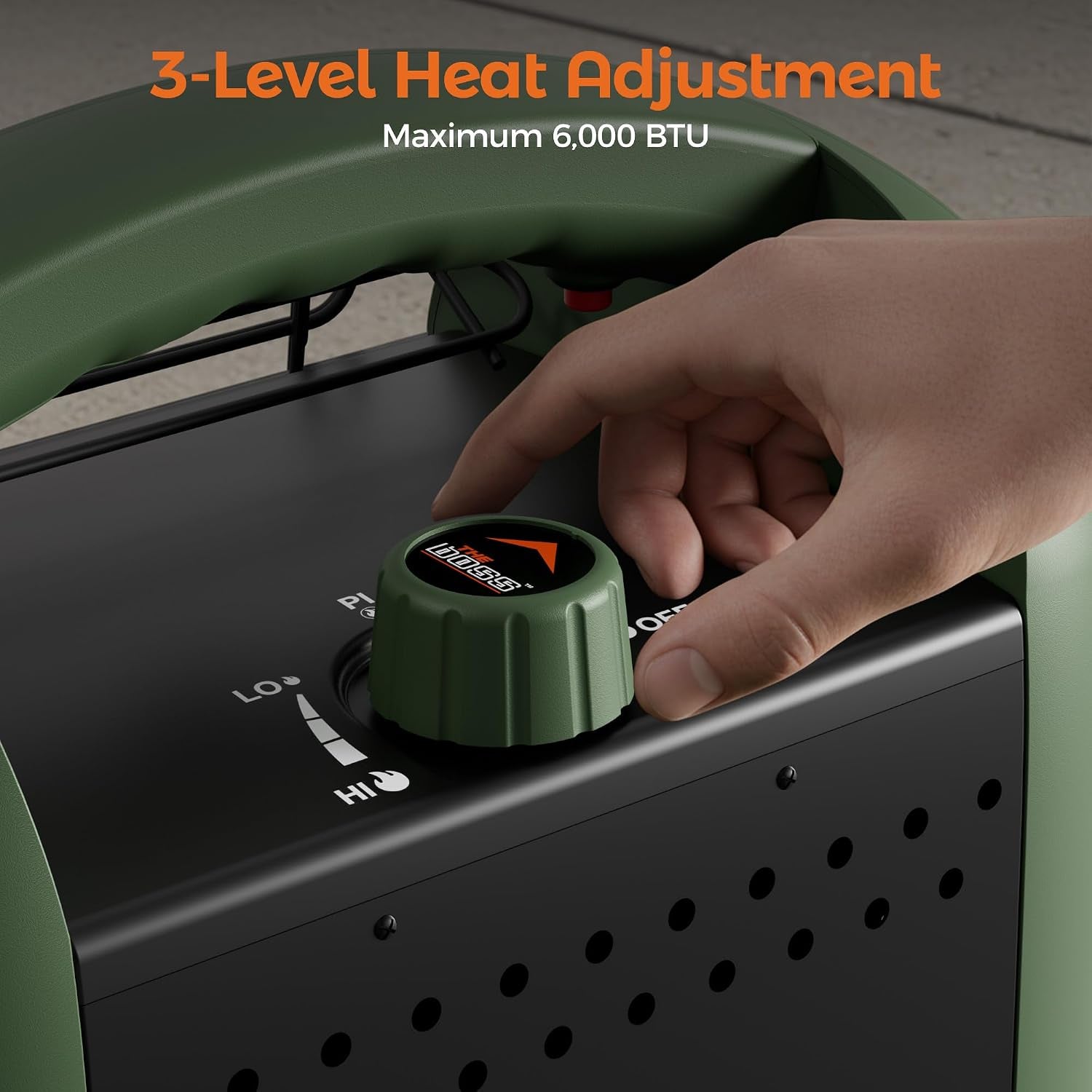 Propane Heater for Patio, 6000 BTU Portable Heater Outdoor Use Propane, Outdoor Space Heater for Camping