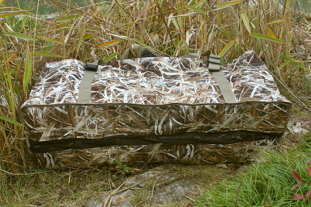 12 Slot Duck Decoys Bag with Waterfowl Hunting Blind Camouflage Printing