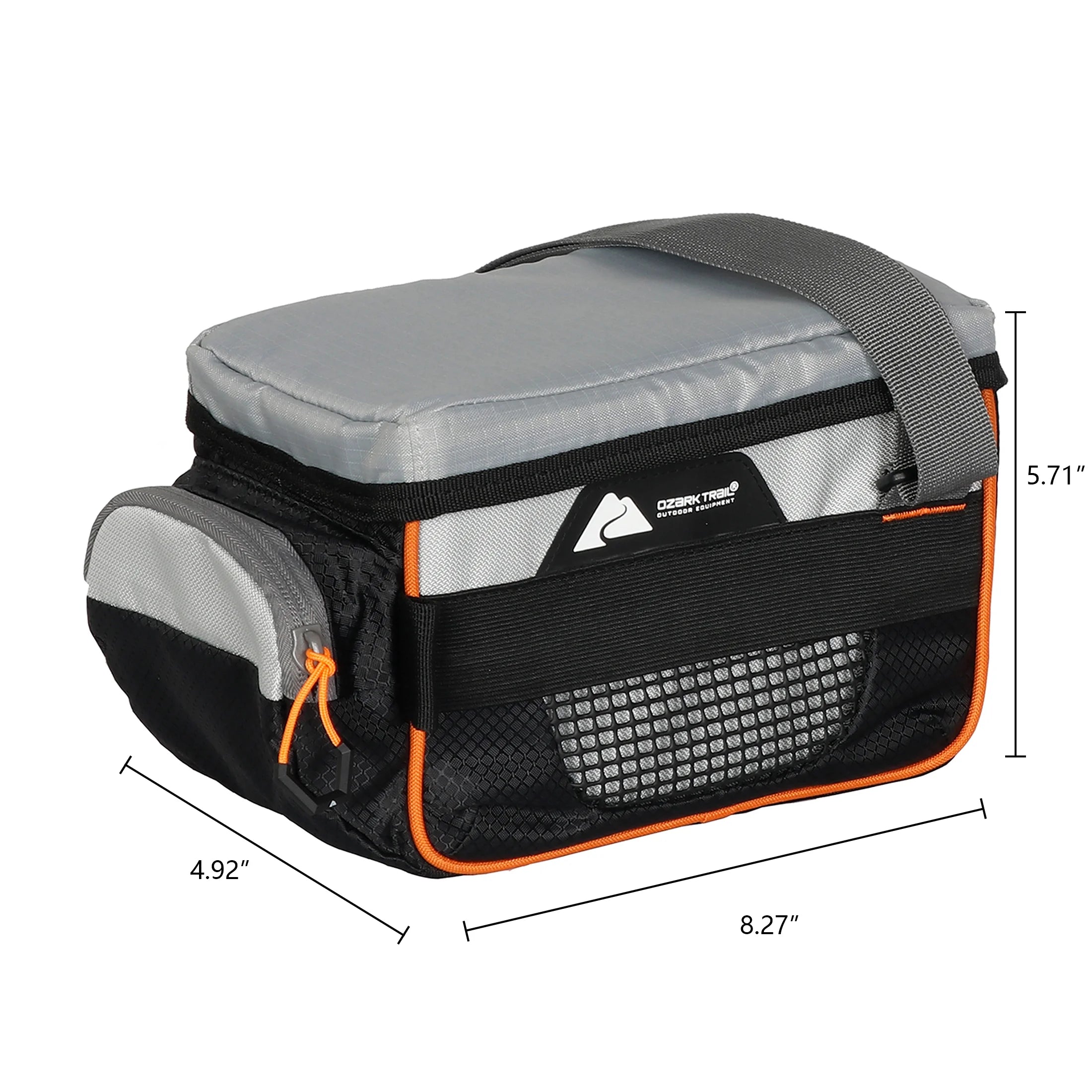 3500 Tackle Bag with Trays, Polyester, Gray