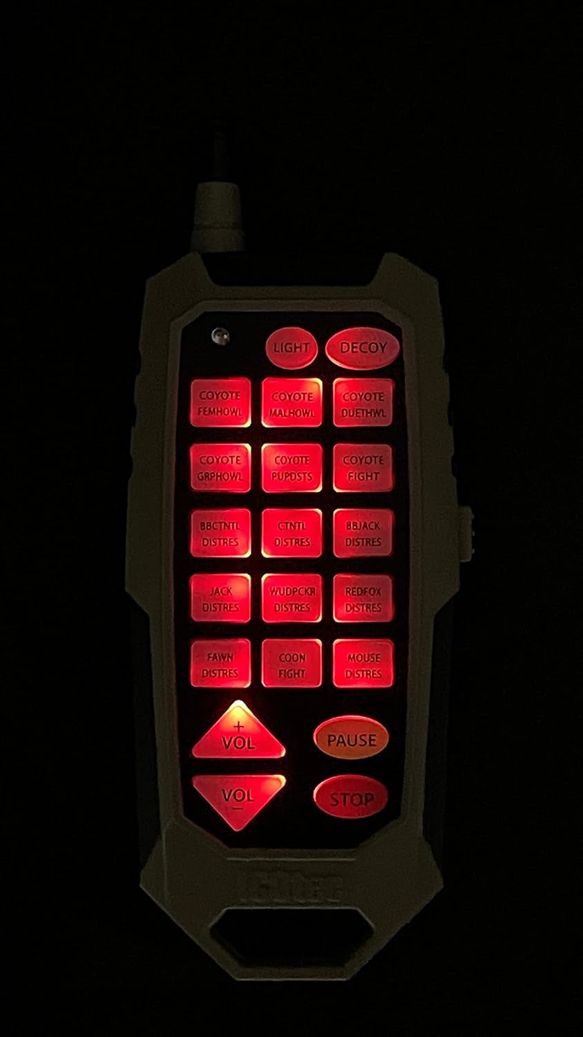 300+ Predator Call - Great for Coyote Hunting, Fox Hunting, and All Predator Hunting. 300-Yard Remote Range.
