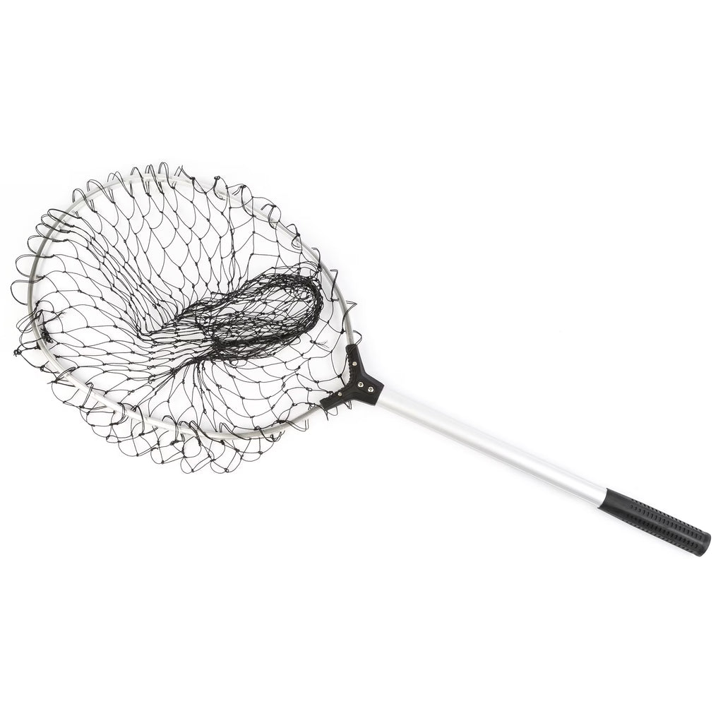 Fishing Landing Net 18 in X 12 in Fish-Friendly Mesh with 18 in Handle