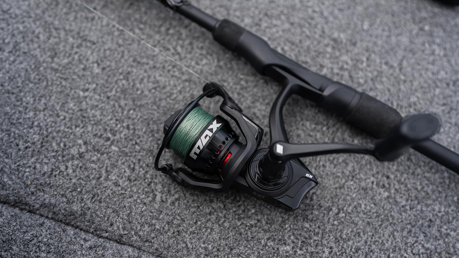 Max SX Spinning Reel and Fishing Rod Combo