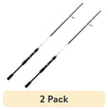 (2 Pack)  Inshore Fishing Rod, Medium, 7 Ft, Stainless Steel Guides, 2-Piece
