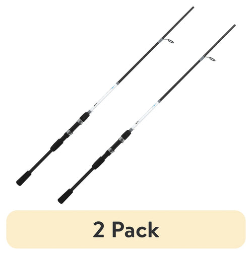 (2 Pack)  Inshore Fishing Rod, Medium, 7 Ft, Stainless Steel Guides, 2-Piece