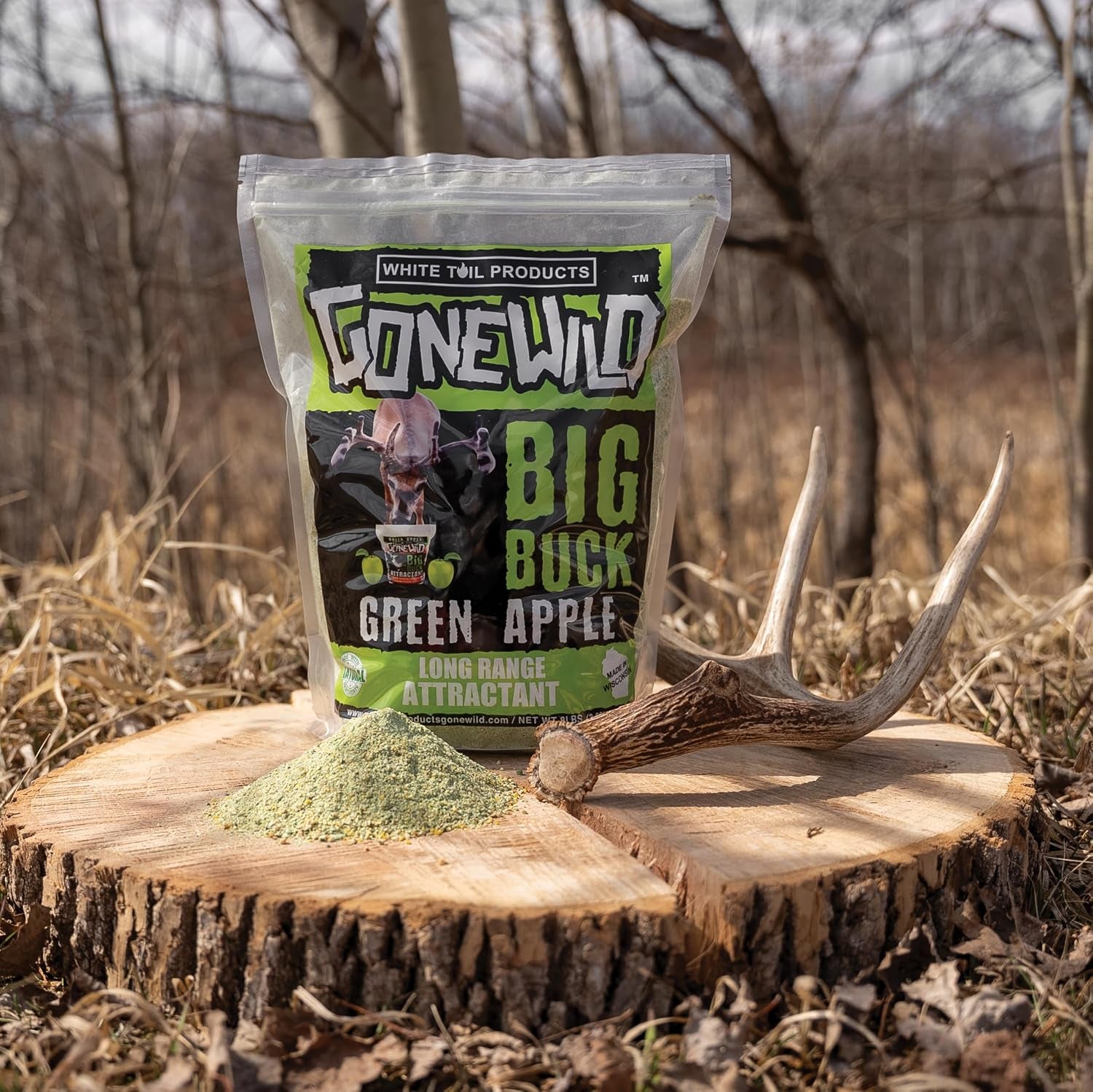 Green Apple Powder Deer Attractant, 8 LB., Premium Deer Attractant, Natural Flavors, G6138
