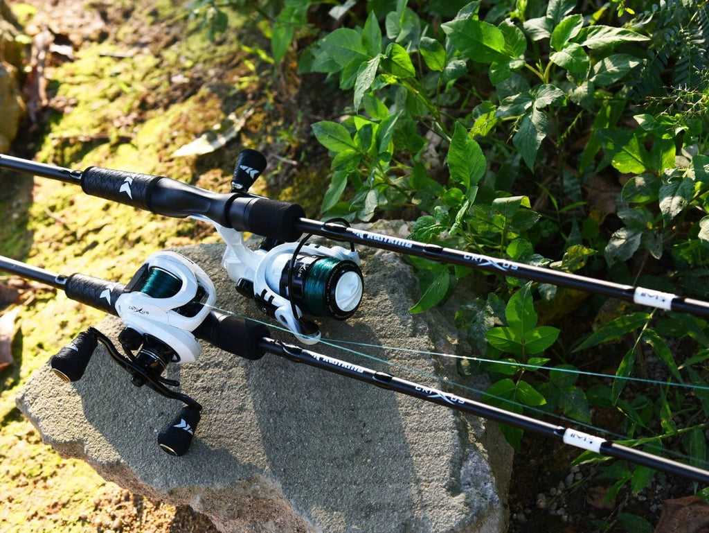 Crixus Baitcaster & Spinning Fishing Rod and Reel Combo