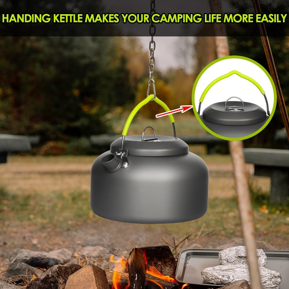 Camping Cookware Set Camping Gear Campfire Utensils Non-Stick Cooking Equipment
