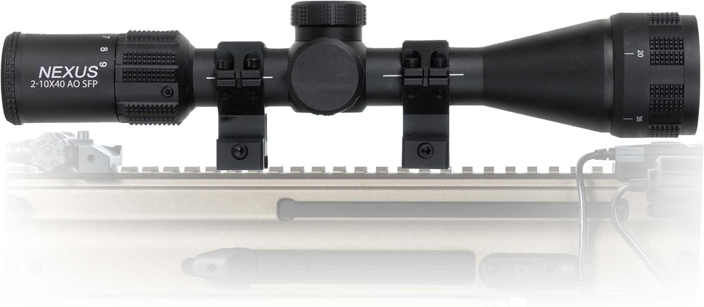 Nexus 2-10X40 MPVO Rifle Scope - AO SFP Hunting Optic