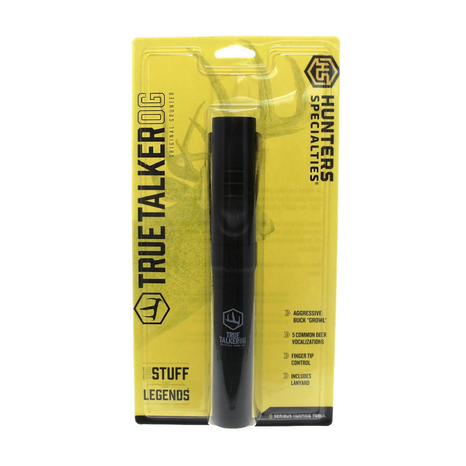 Hunters Specialties True Talker OG Grunt Call Green Aggressive Buck Growl