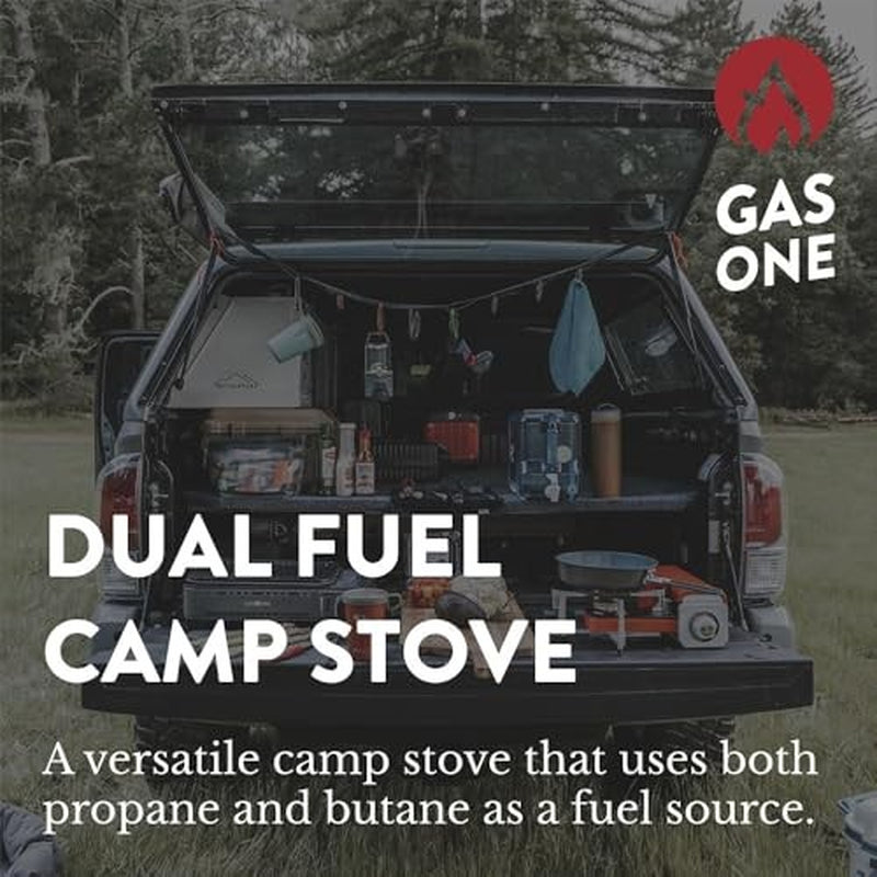 Gas One Gs-3400P Propane or Butane Stove Dual Fuel Stove Portable Camp