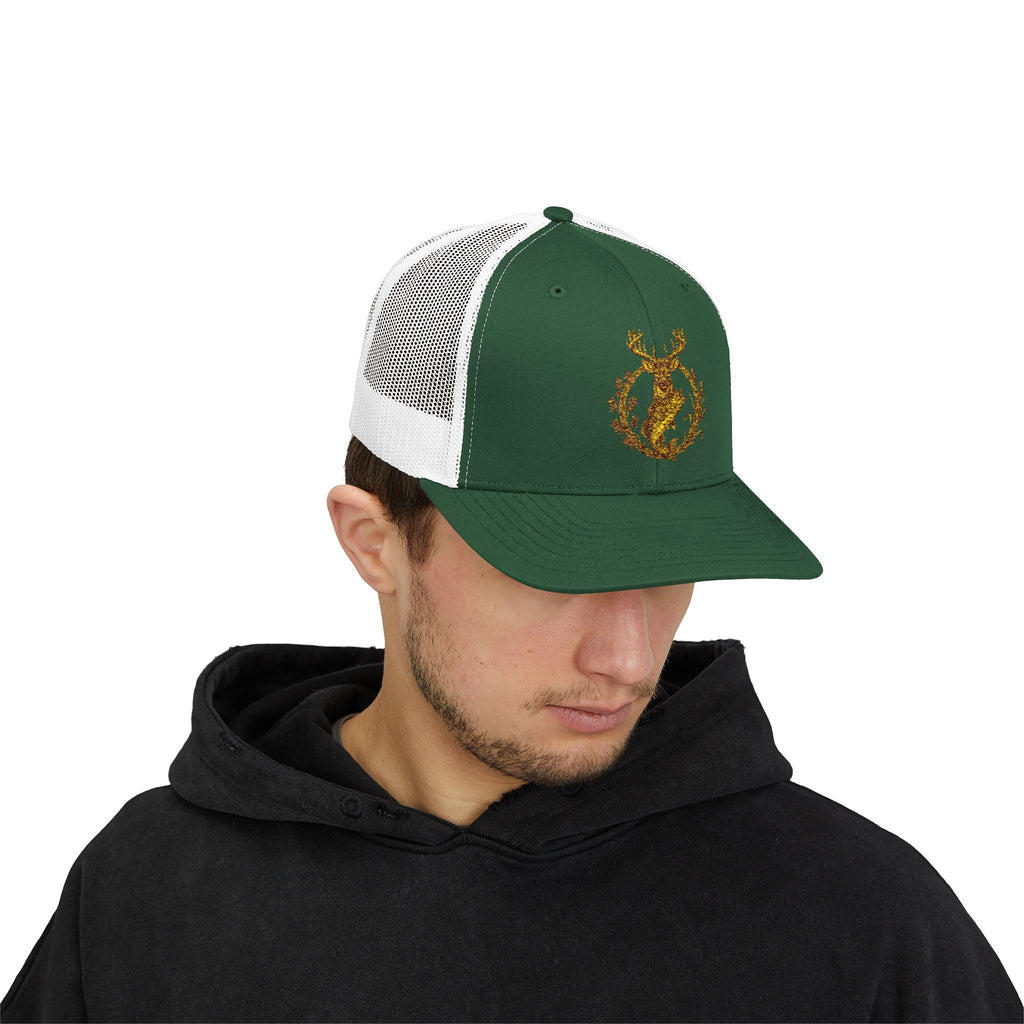 Trucker Cap — Glitter Deer Antler Emblem