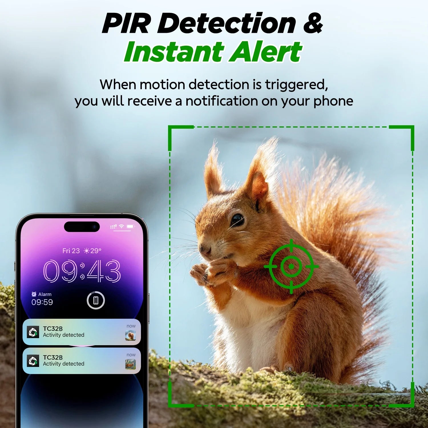 4G LTE Cellular Trail Camera 2 Pack, Built-In SIM Card Hunting Game Cameras 7800Mah Solar Battery 360° View Auto Tracking Motion Activated