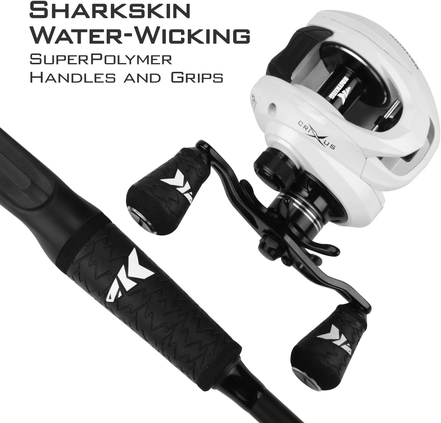 Crixus Baitcaster & Spinning Fishing Rod and Reel Combo