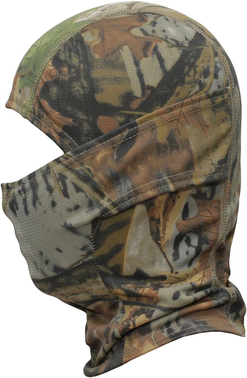 Camo Balaclava Face Mask, Tactical Breathable Hood for Outdoor