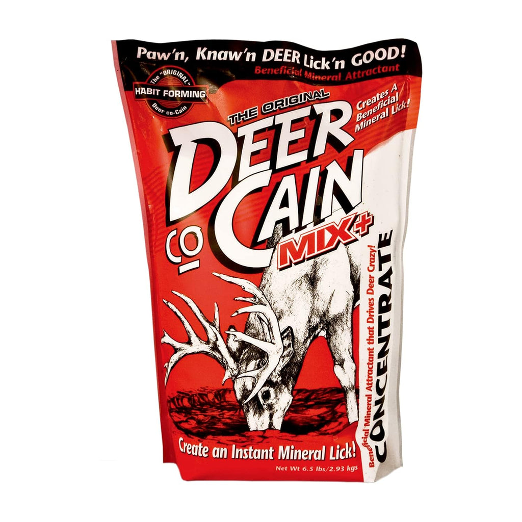 Deer Co-Cane Powder Mix 6.5 Lb Deer Mineral Attractant - Fast & Easy to Use All Year-Round Concentrated Mineral Lick Food Supplement for Deer