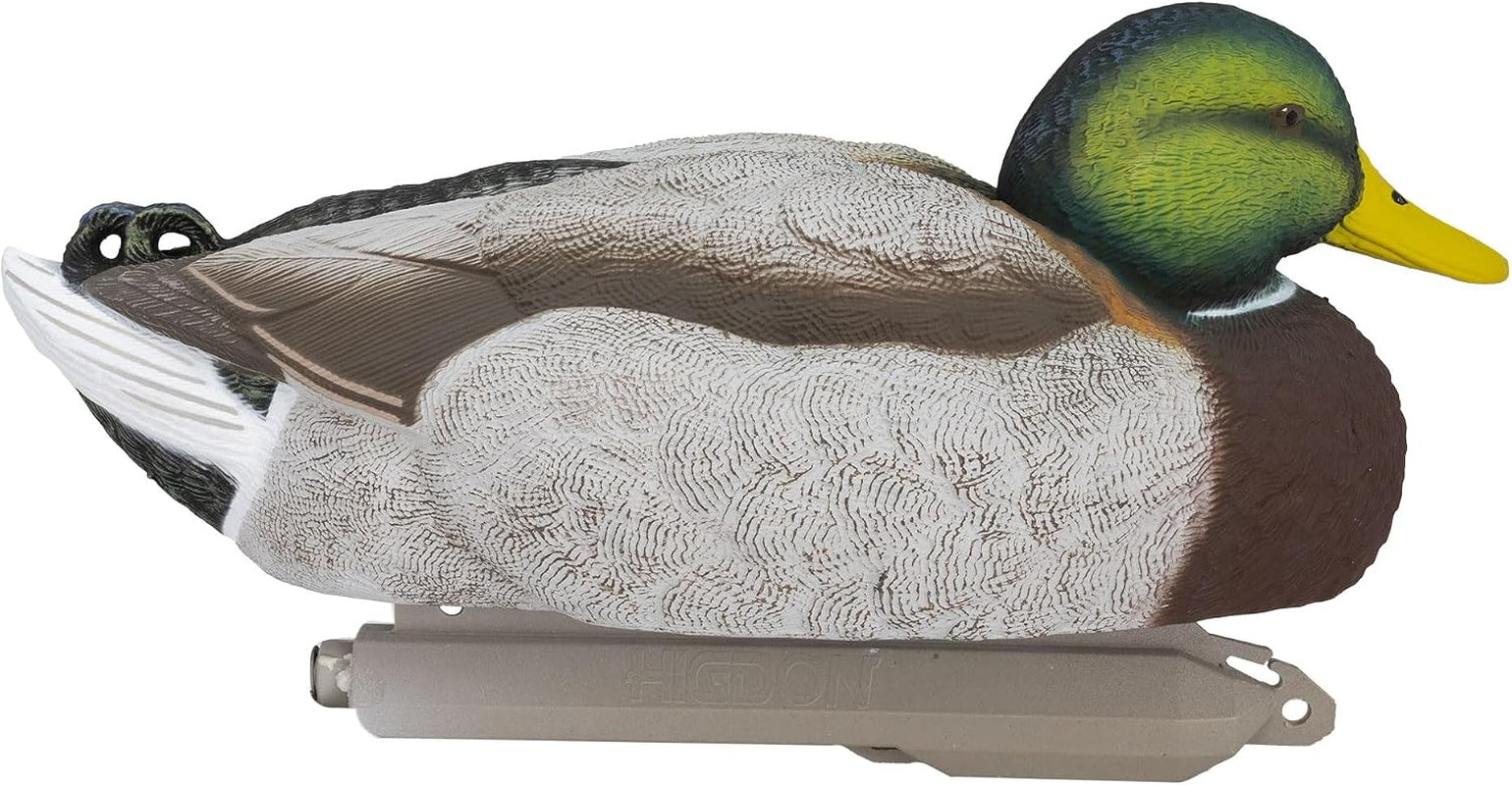 Legacy Magnum Mallard Duck Decoys for Waterfowl Hunting | Durable Ultra Realistic Foam Filled Decoys | 2 Active & 2 Rester Drakes & 2 Rester Hens | Flocked Heads or Non-Flocked | 6Pk