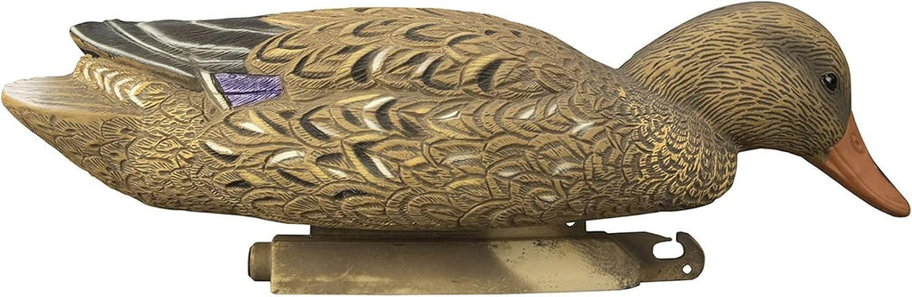 Magnum Mallard Duck Decoys | High Contrast Visibility | Unsinkable with Swivel Heads | Flocked, Painted, or Flocked Heads with Bag | Foam Filled, | Easy Setup, Weighted Keels | 6 Count