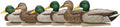 Avian X Topflight Realistic Open Water Mallard Duck Decoys with Weight-Forward Swim Keel Set of 6 (Multicolor)