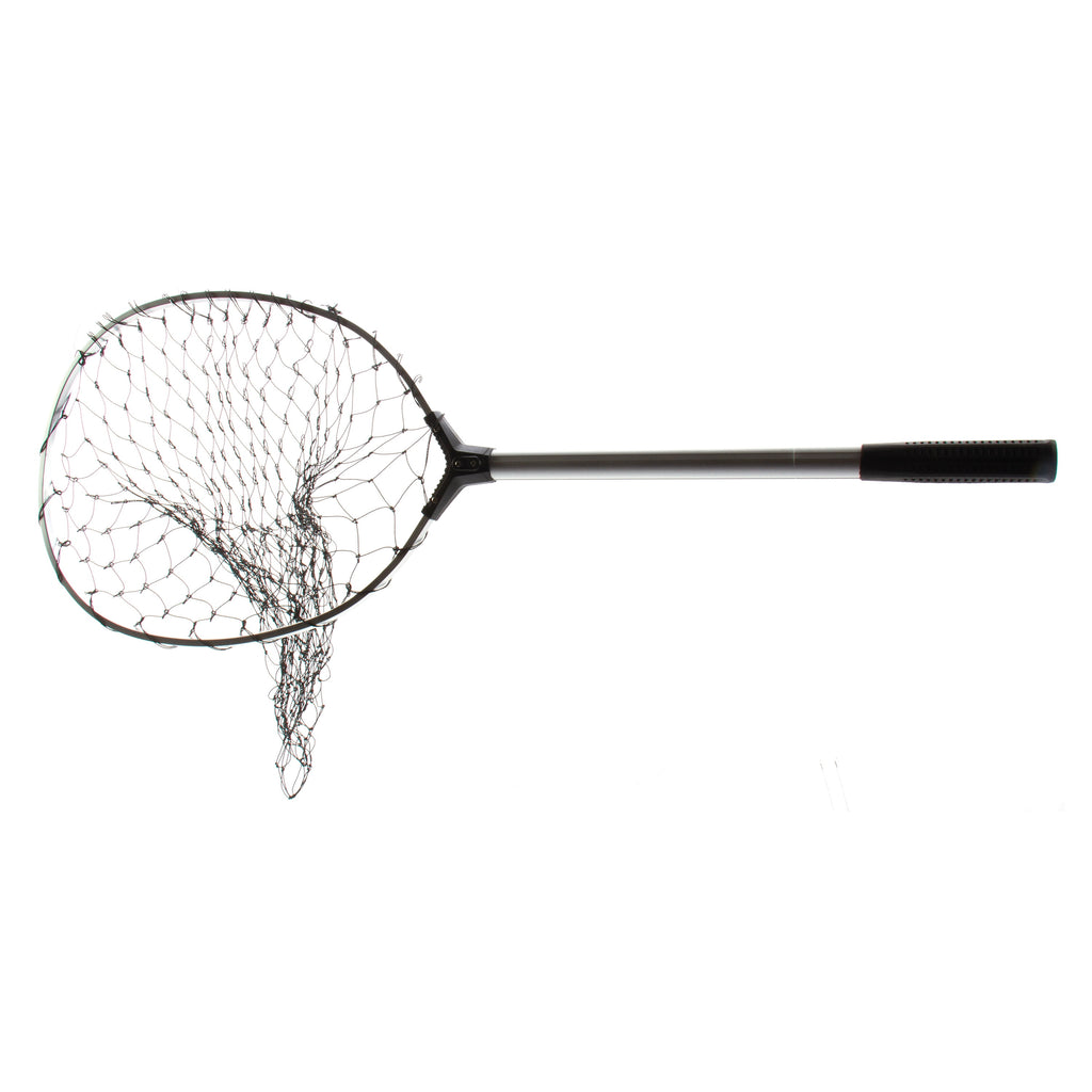 Fishing Landing Net 18 in X 12 in Fish-Friendly Mesh with 18 in Handle