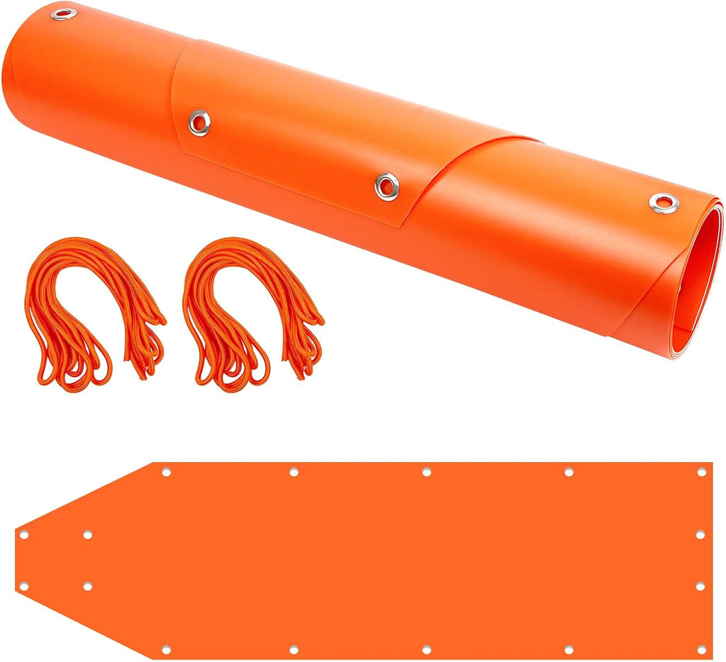 Heavy Duty Deer Drag Sled Game Glide with 2Pcs Deer Drag Strap，Deer Cart Game Hauler Thickened Tear-Resistant Hunting Accessories and Gear ，Multi-Purpose Utility Sled for Hauling Deer Hunting