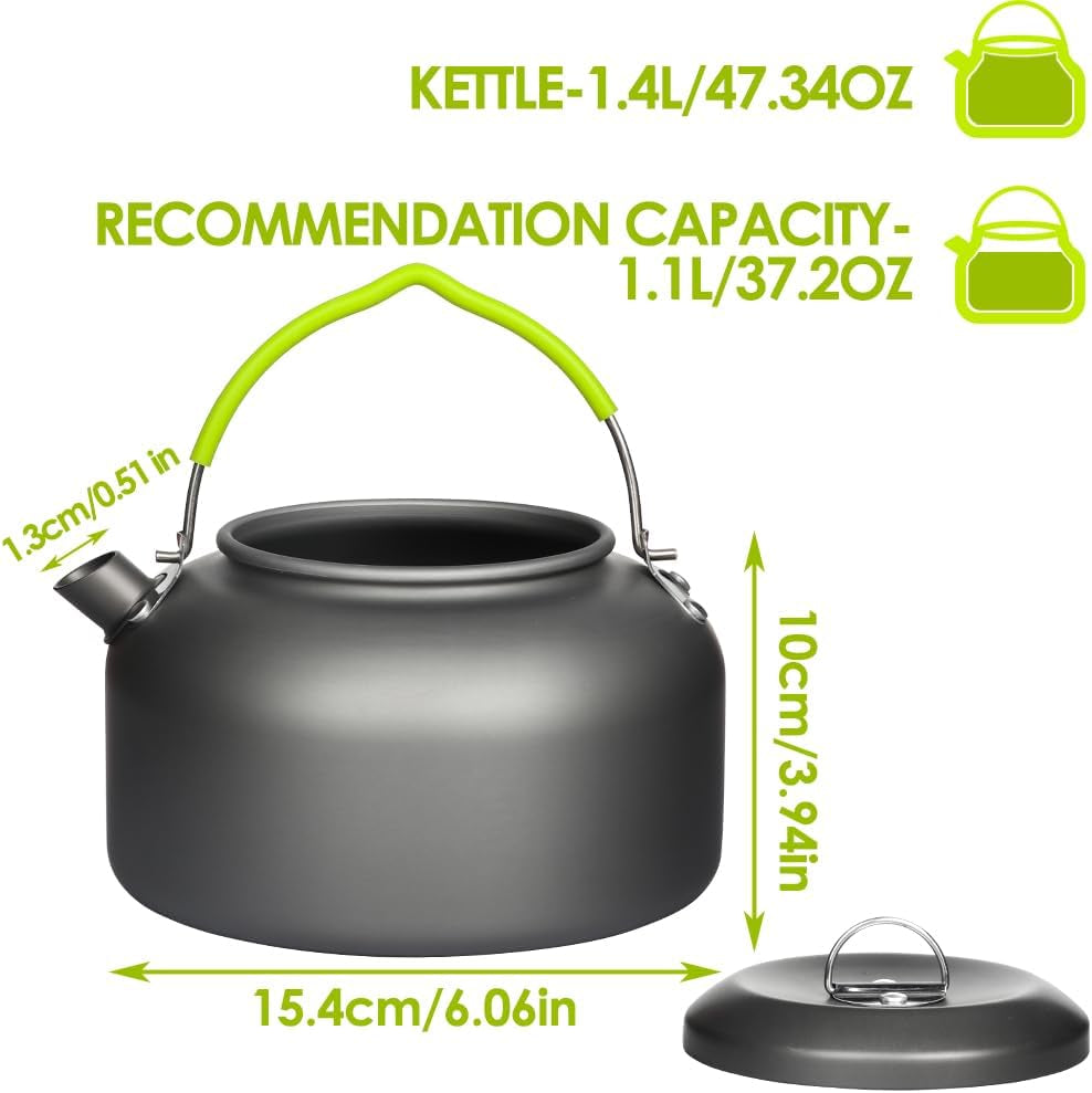 Camping Cookware Set Camping Gear Campfire Utensils Non-Stick Cooking Equipment