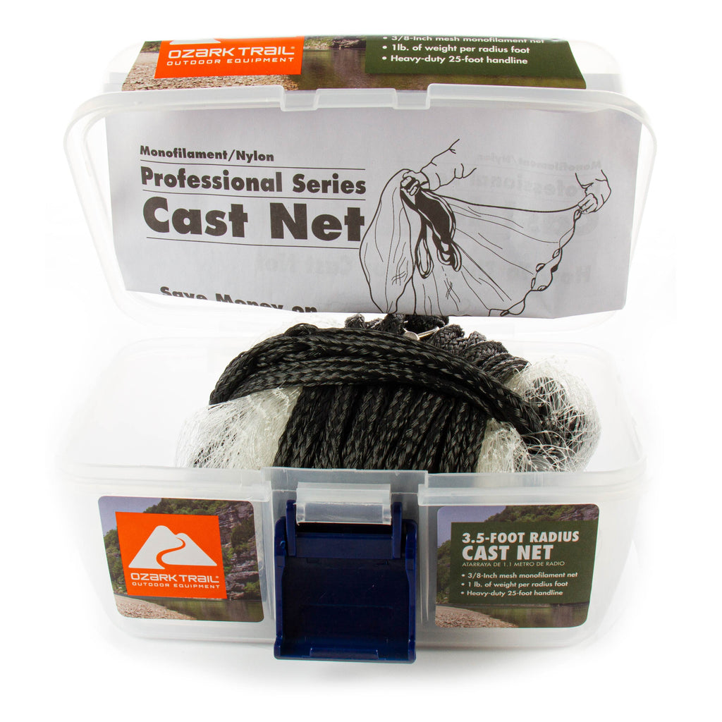 Pro Series 3/8 in Mesh 3.5 Ft Radius Cast Net for Bait Fishing