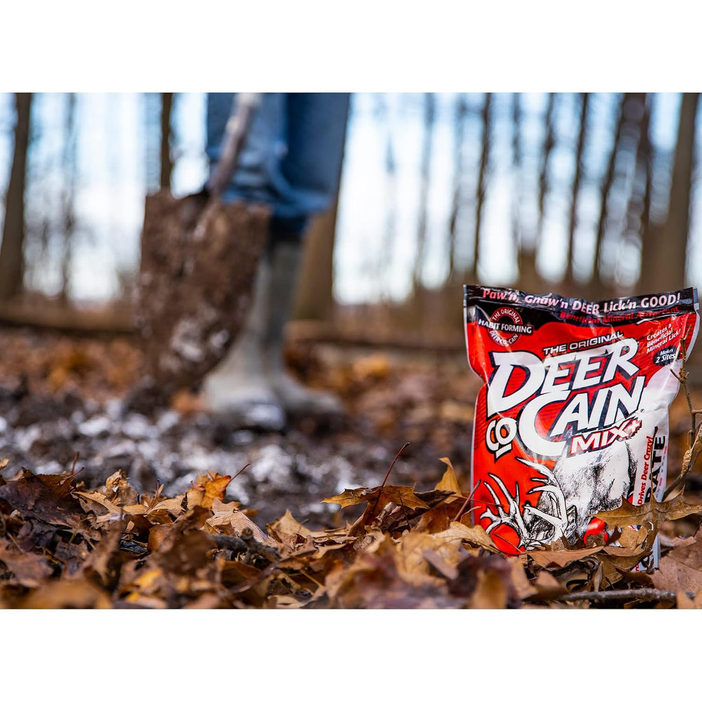 Deer Co-Cane Powder Mix 6.5 Lb Deer Mineral Attractant - Fast & Easy to Use All Year-Round Concentrated Mineral Lick Food Supplement for Deer