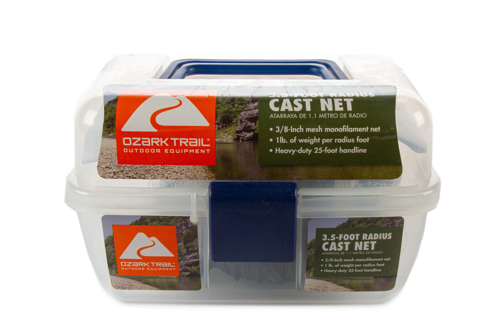 Pro Series 3/8 in Mesh 3.5 Ft Radius Cast Net for Bait Fishing
