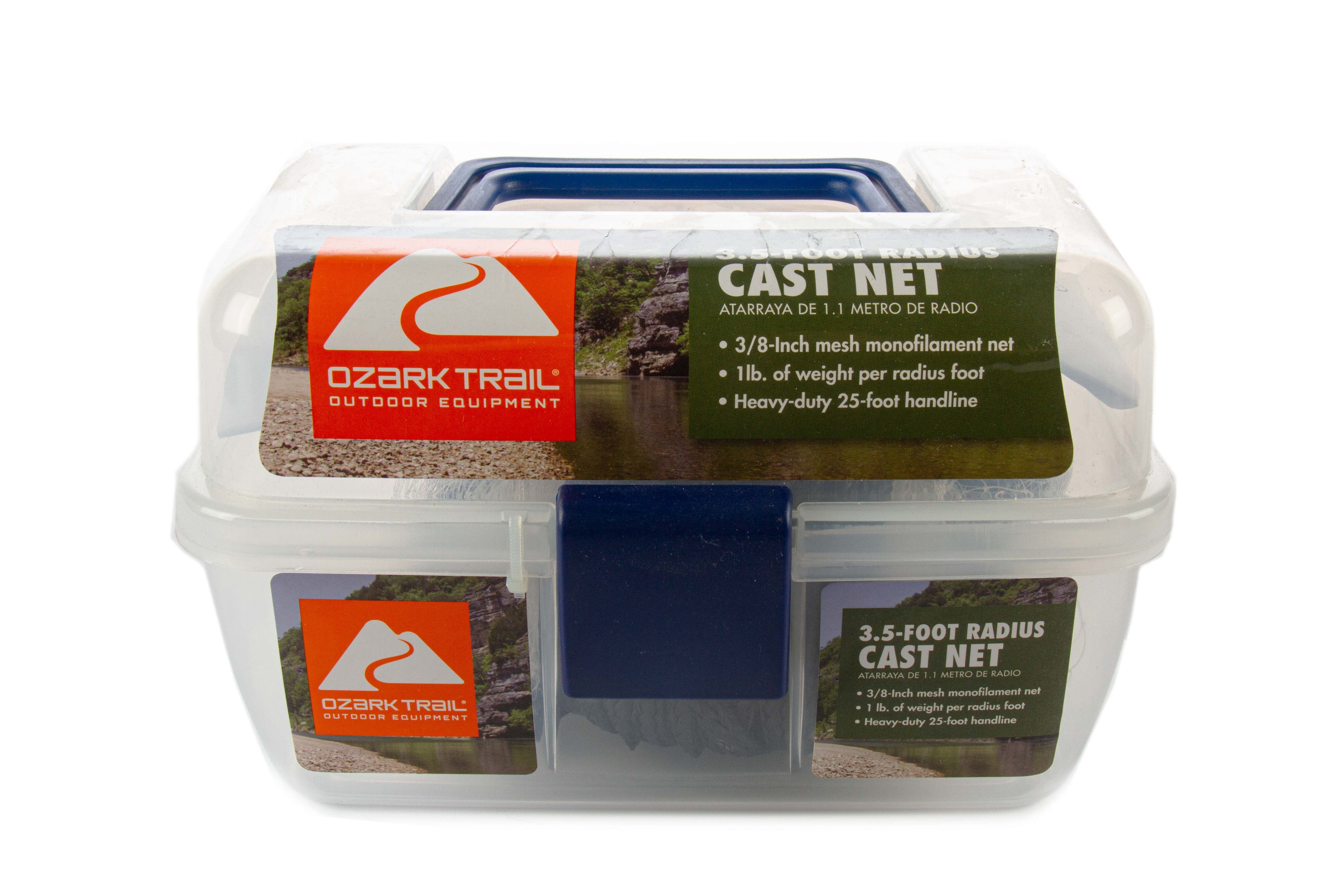 Pro Series 3/8 in Mesh 3.5 Ft Radius Cast Net for Bait Fishing