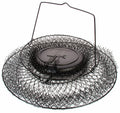15 in X 21 in Collapsible Floating Wire Fishing Basket with Trap Doors and Handle