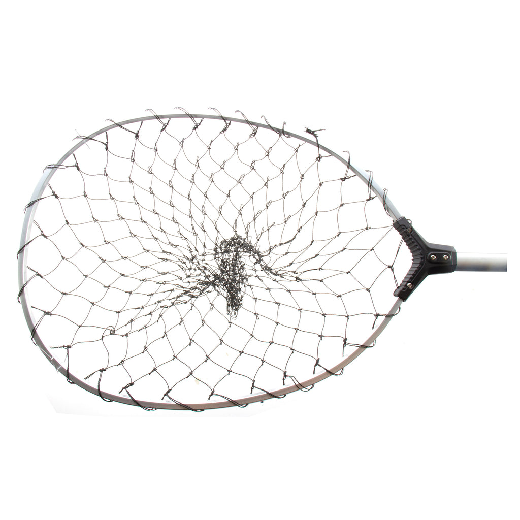 Fishing Landing Net 18 in X 12 in Fish-Friendly Mesh with 18 in Handle