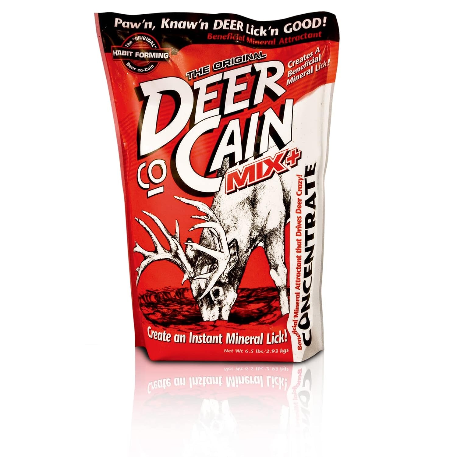 Deer Co-Cane Powder Mix 6.5 Lb Deer Mineral Attractant - Fast & Easy to Use All Year-Round Concentrated Mineral Lick Food Supplement for Deer