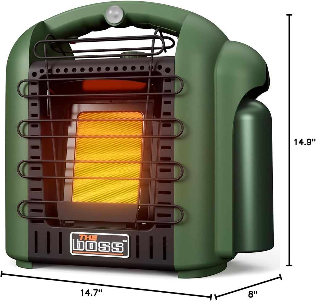 Propane Heater for Patio, 6000 BTU Portable Heater Outdoor Use Propane, Outdoor Space Heater for Camping