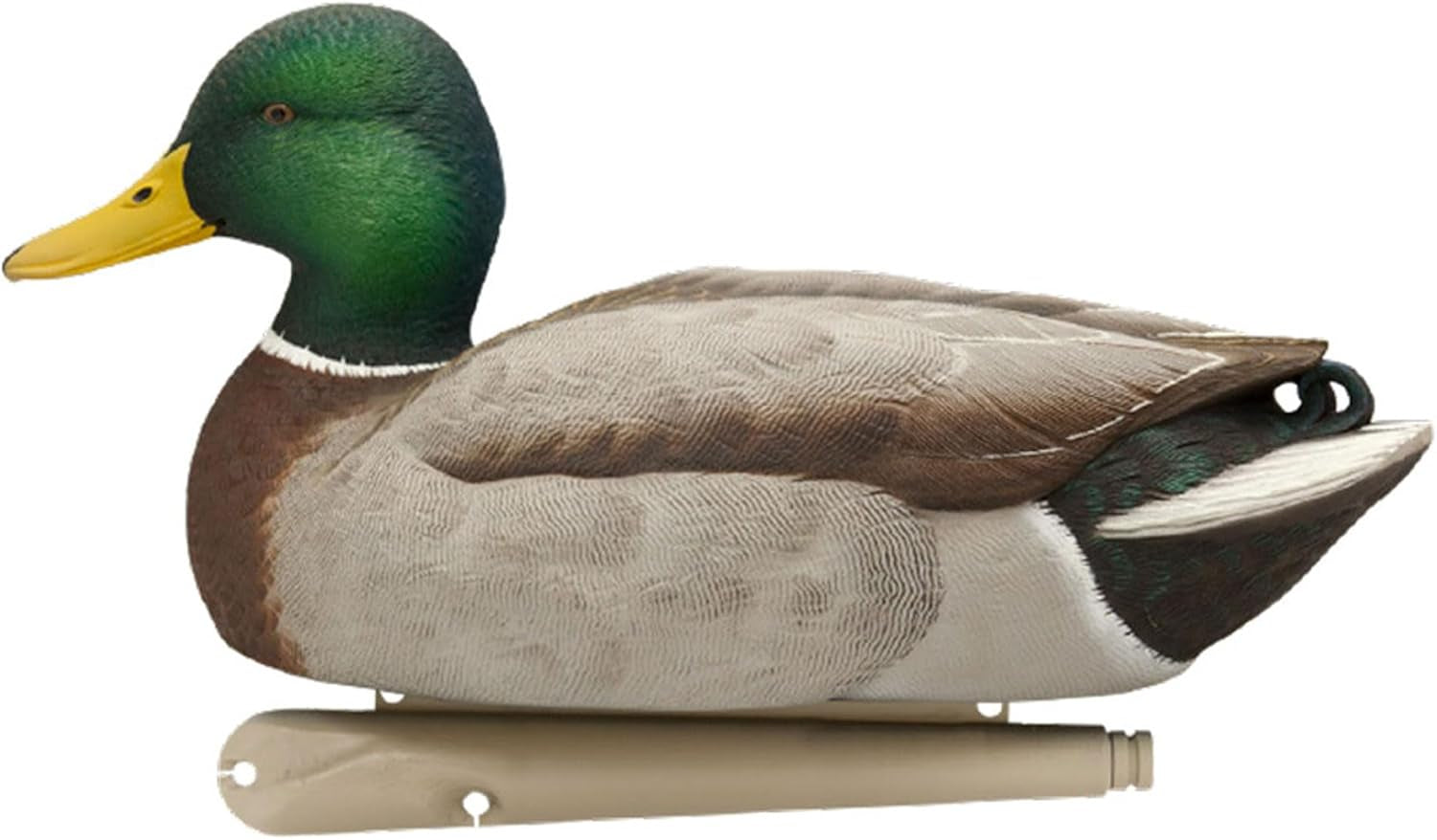 Avian X Topflight Realistic Open Water Mallard Duck Decoys with Weight-Forward Swim Keel Set of 6 (Multicolor)