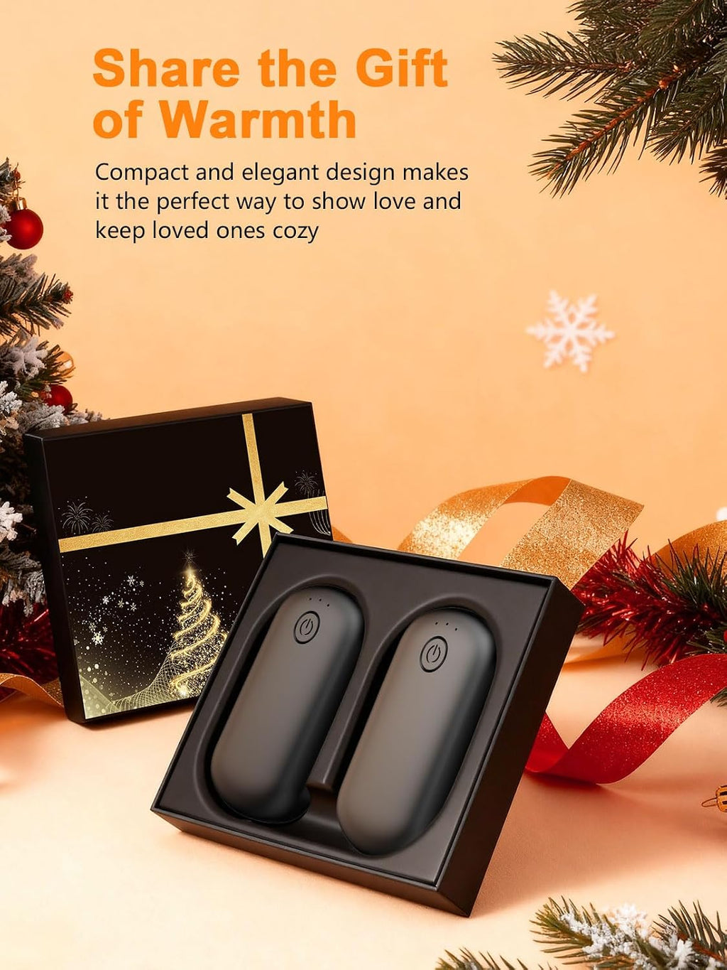 Tiny Toasty Tacos: Rechargeable Hand Warmers for Your Frosty Fingers - 6000Mah of Snuggly Heat for 24 Hours of Winter Shenanigans!