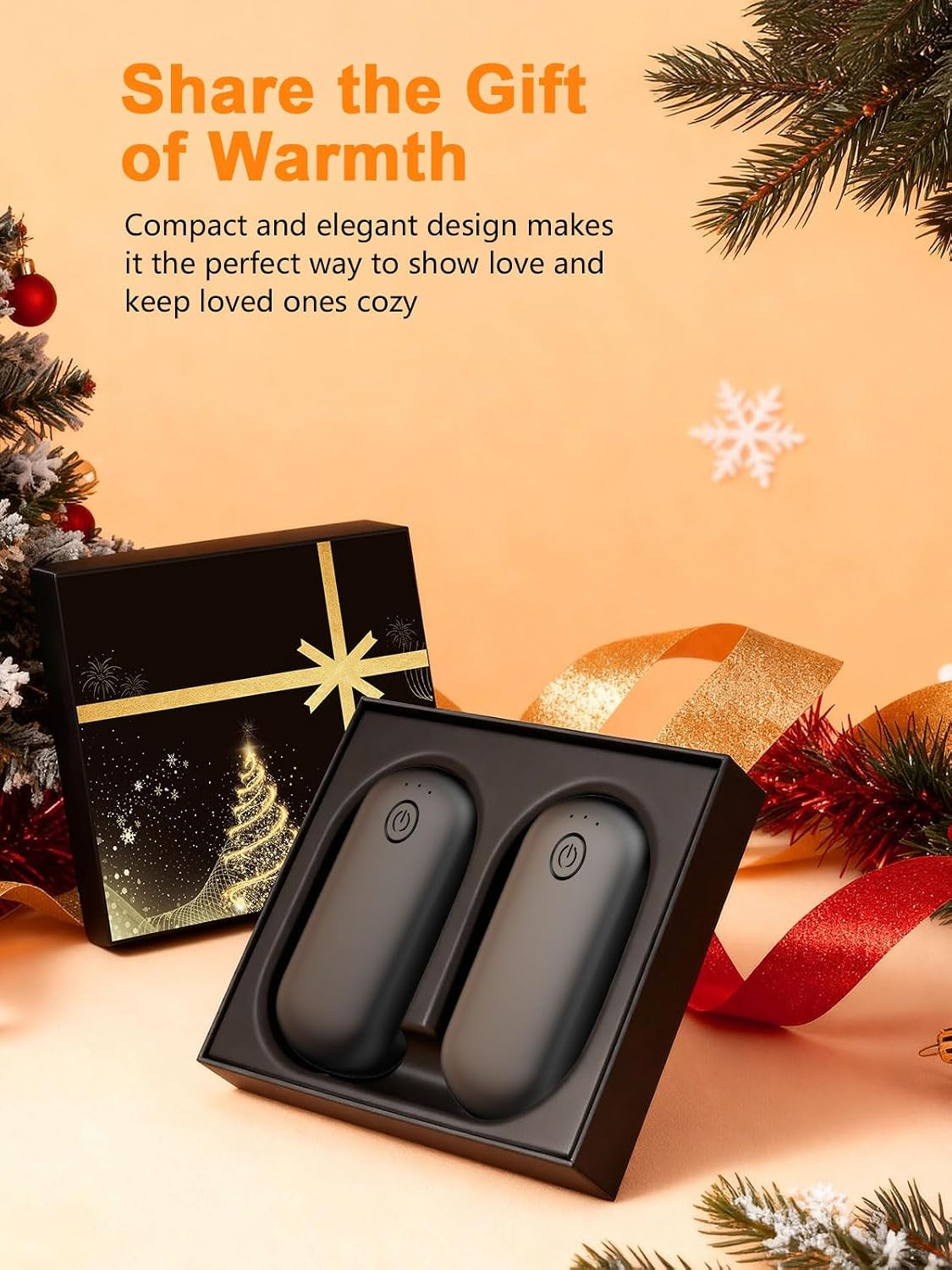 Tiny Toasty Tacos: Rechargeable Hand Warmers for Your Frosty Fingers - 6000Mah of Snuggly Heat for 24 Hours of Winter Shenanigans!