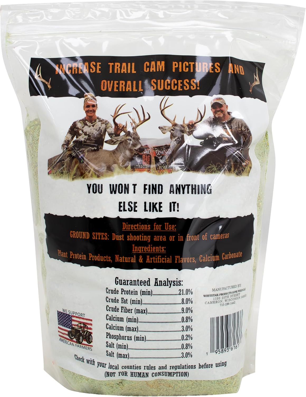 Green Apple Powder Deer Attractant, 8 LB., Premium Deer Attractant, Natural Flavors, G6138