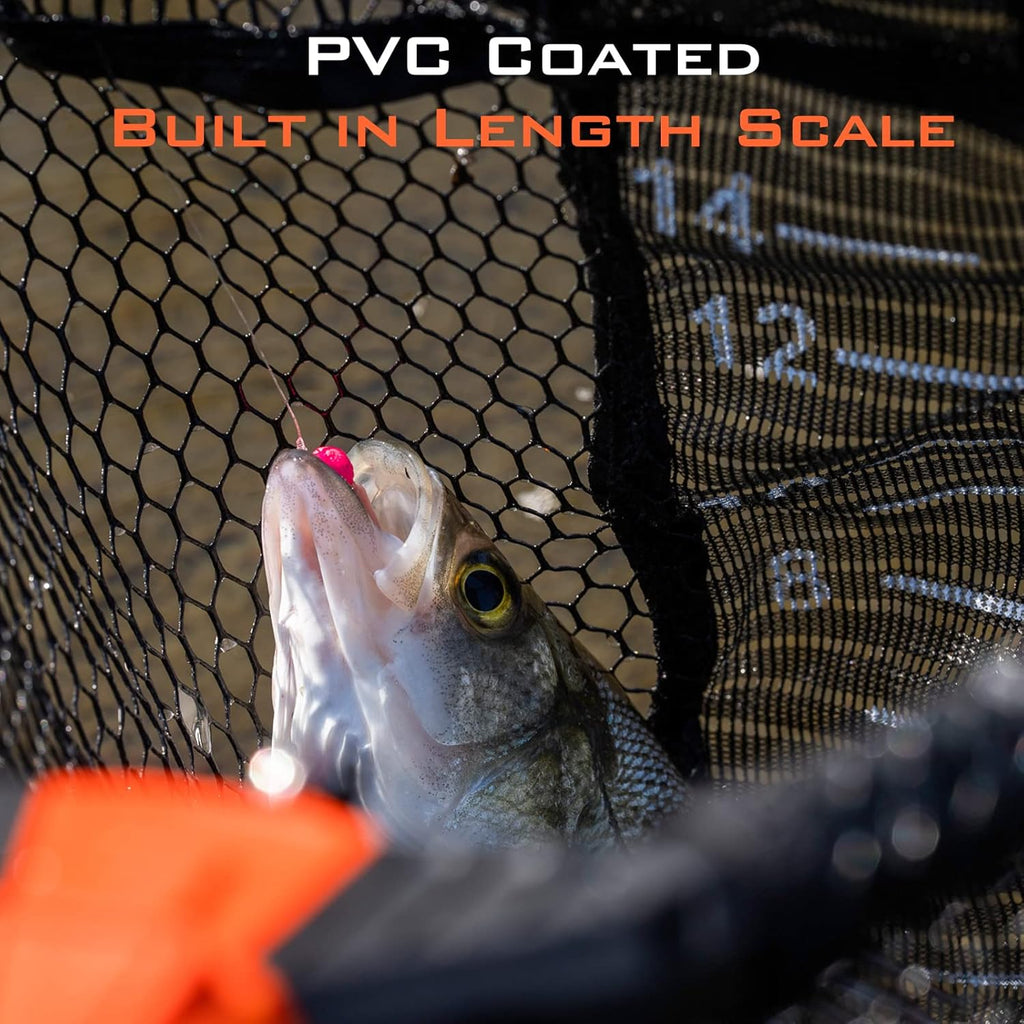 Pontus Floating Fishing Landing Net with Built-In Length Scale