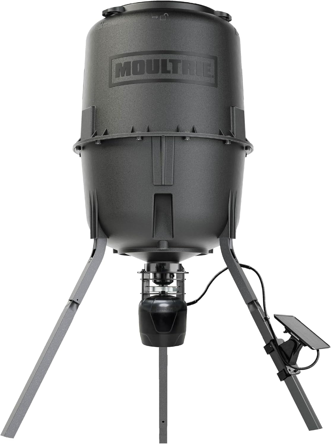 Deer Feeder Connected - 250 Lb, Tripod Deer Feeder, Cellular