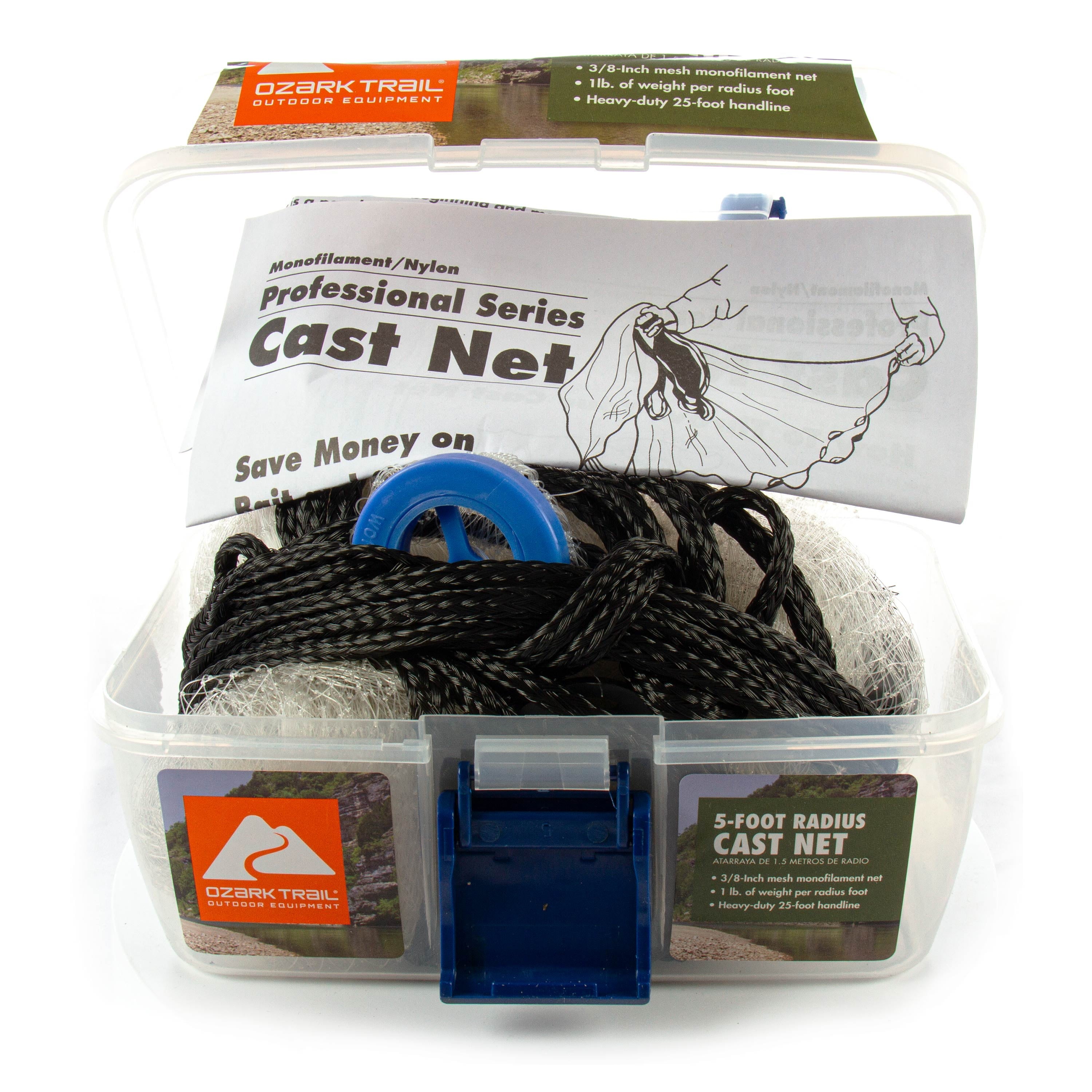 5-Foot Pro Series Cast Fishing Net with 3/8-Inch Mesh