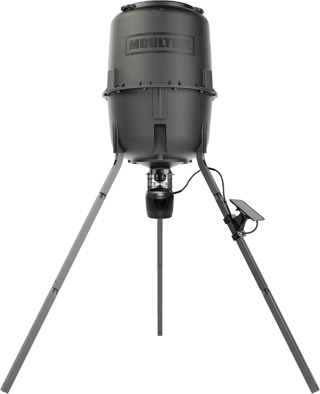 Deer Feeder Connected - 250 Lb, Tripod Deer Feeder, Cellular