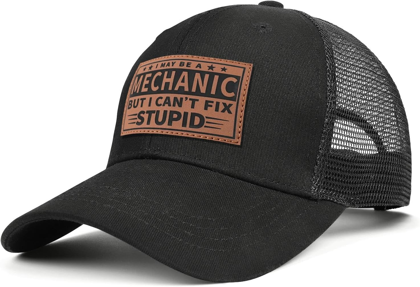 Funny Hats for Mechanics - Mechanic Gifts for Men - Mesh-Back Trucker Hat Brithday for Men