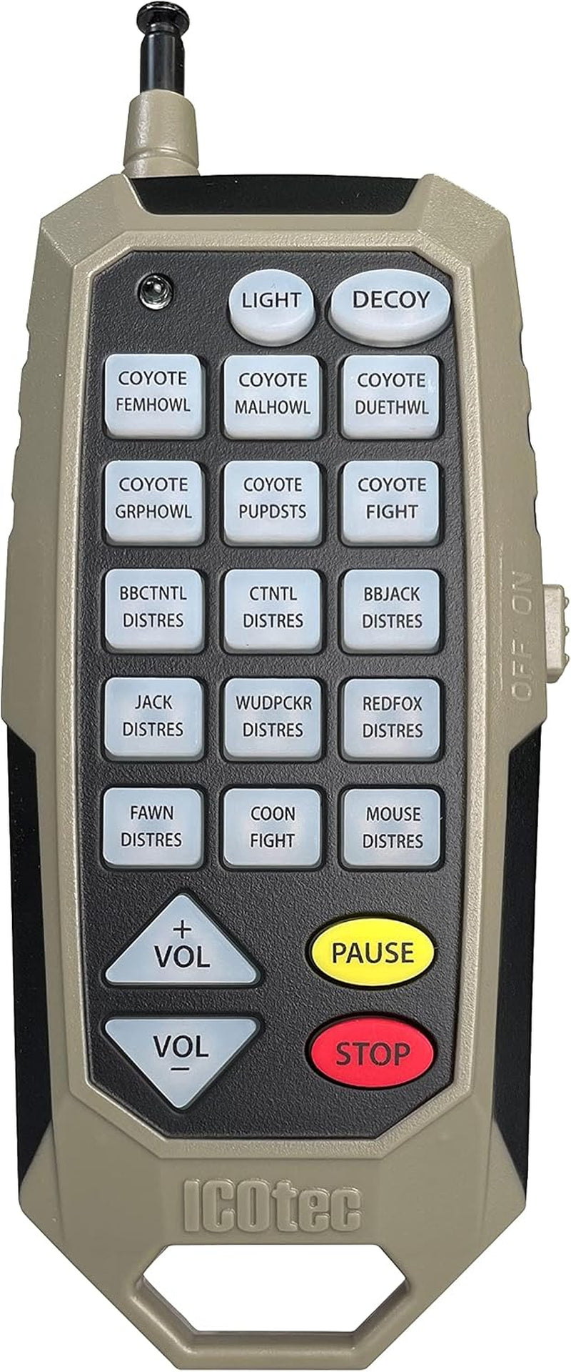 300+ Predator Call - Great for Coyote Hunting, Fox Hunting, and All Predator Hunting. 300-Yard Remote Range.