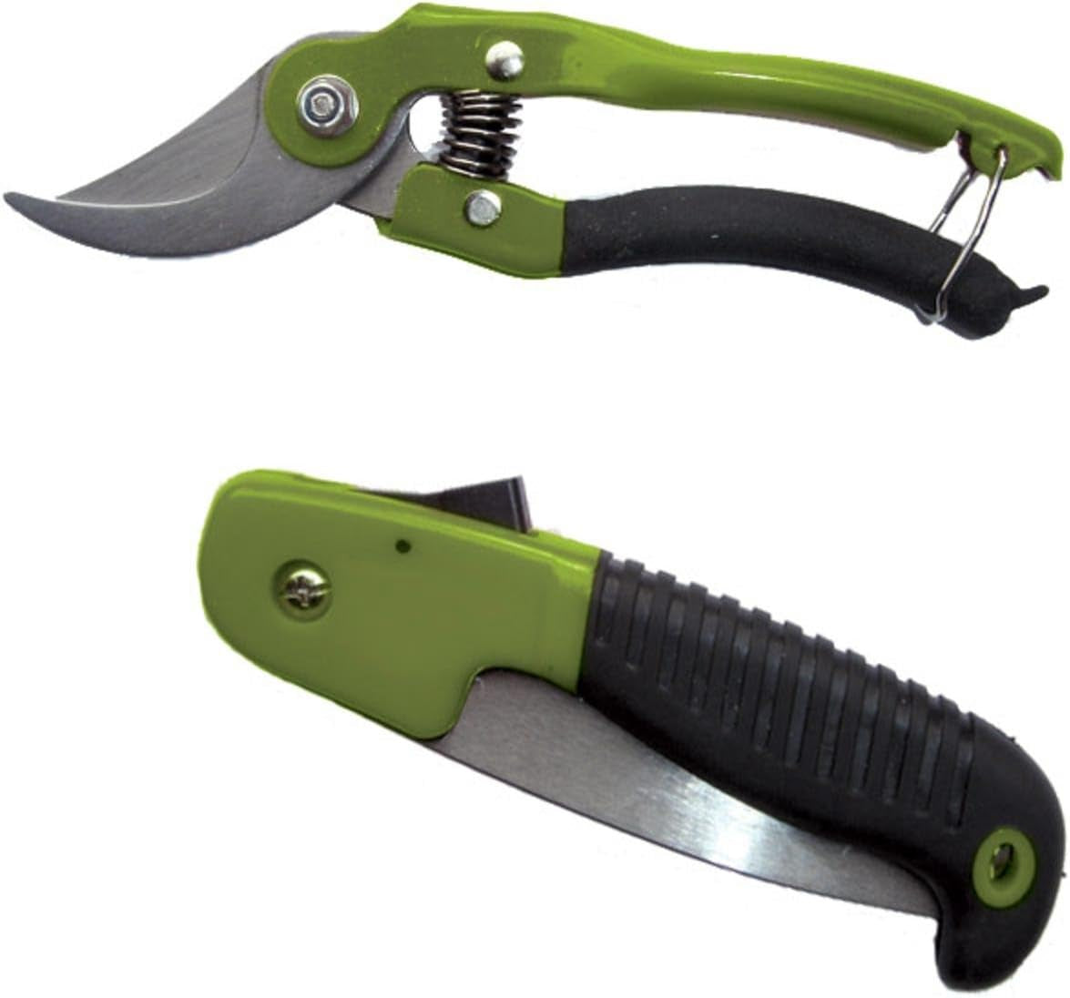 Hunter'S Combo Pack - 5" Mini Folding Saw & Heavy-Duty Bypass Shears for Camping, Backpacking, Hiking, Hunting