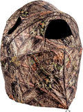 Hunting Lightweight Portable Ultra-Compact Easy-Setup 1-Person Deluxe Tent Chair Ground Blind, Mossy Oak Break-Up Country