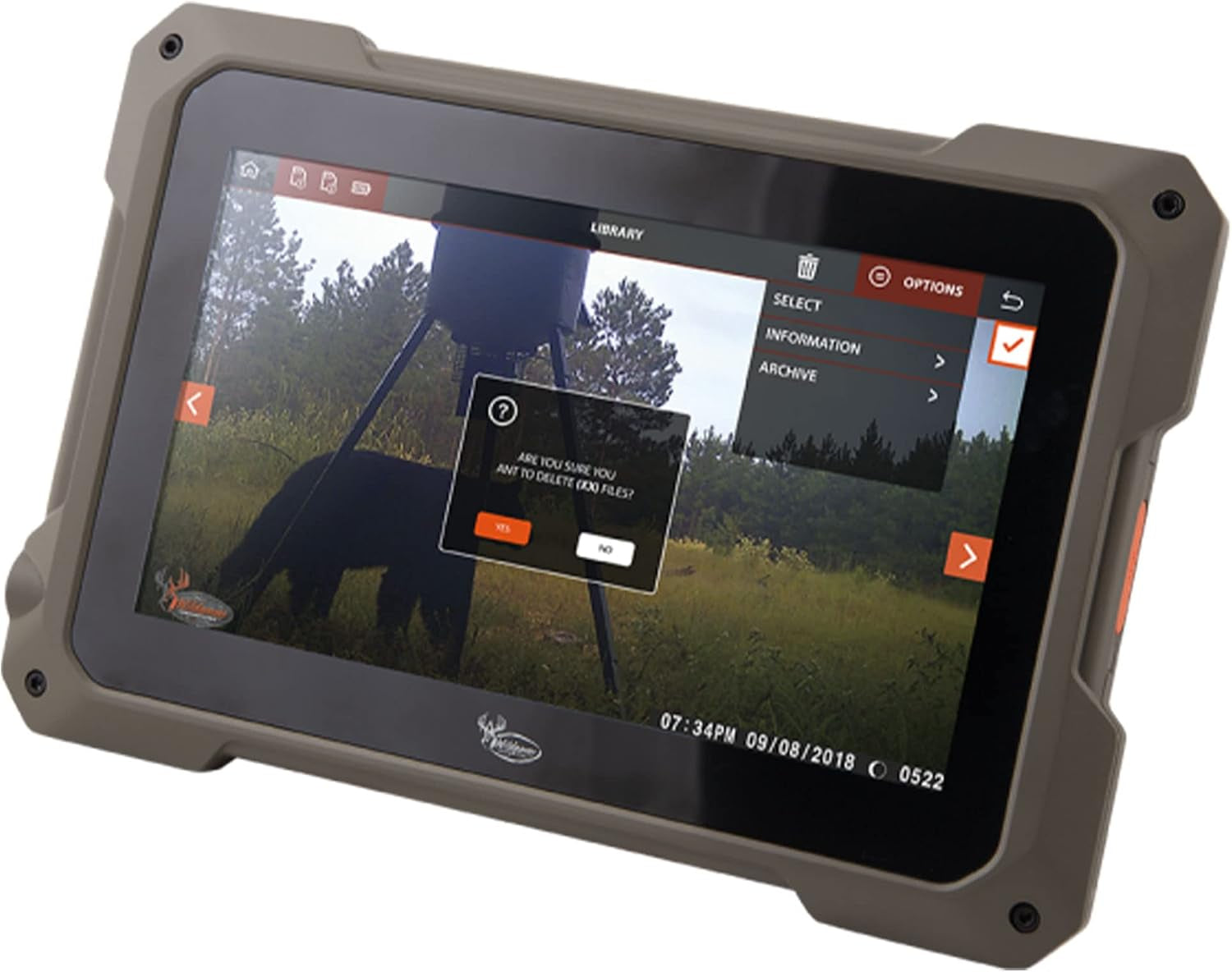 Trail Pad Tablet VU70 Dual SD Card Viewer for Hunting & Wildlife Observation Durable Weather-Resistant Memory Card Reader with 7" Touch Screen